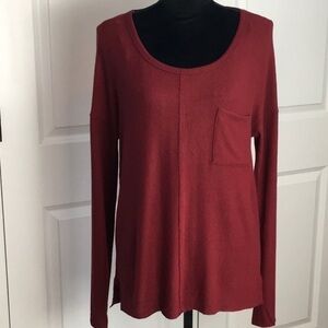 CASLON Scoop Neck Long Sleeve Top